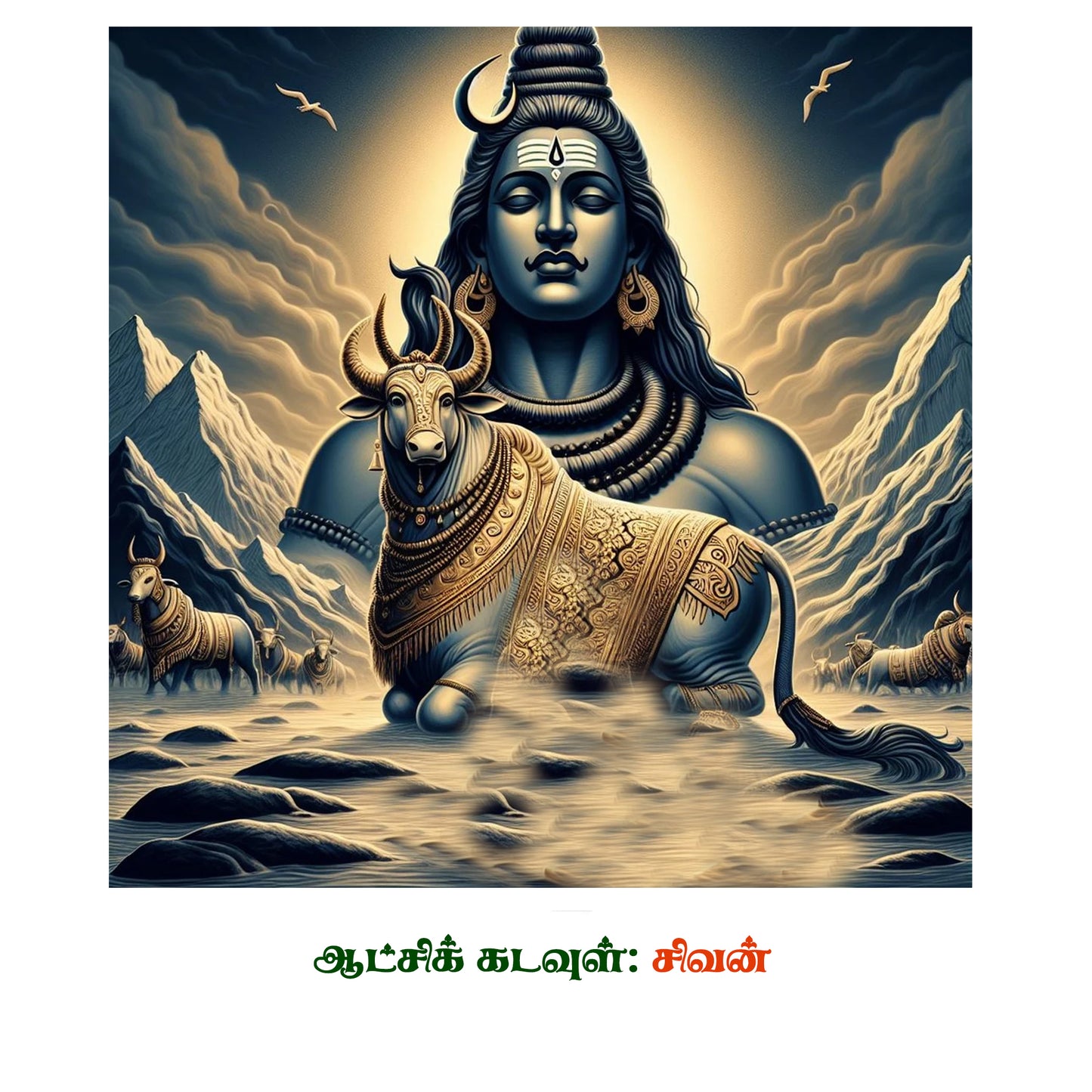 5 முக ருத்ராட்சம் வெள்ளி டாலர்