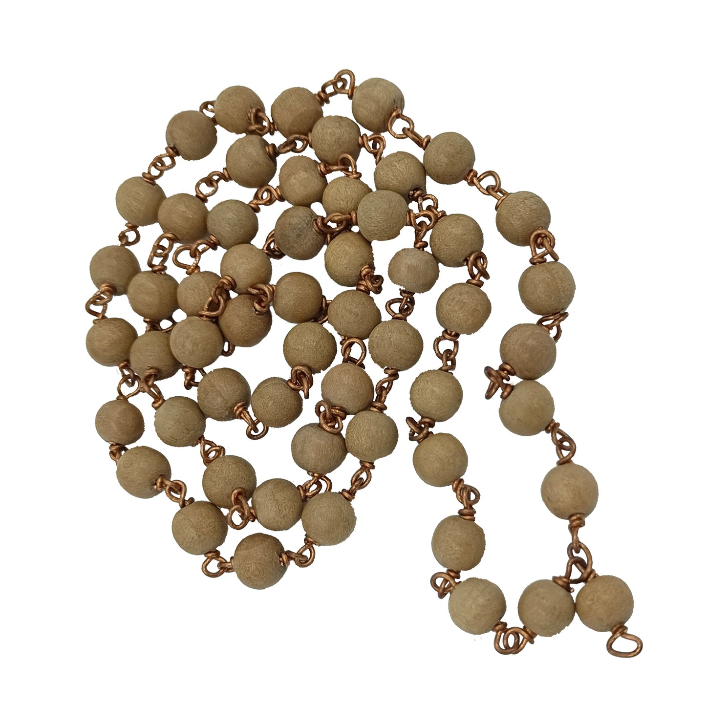 சந்தன செம்பு மாலை 8 MM (54+1 மணிகள்)