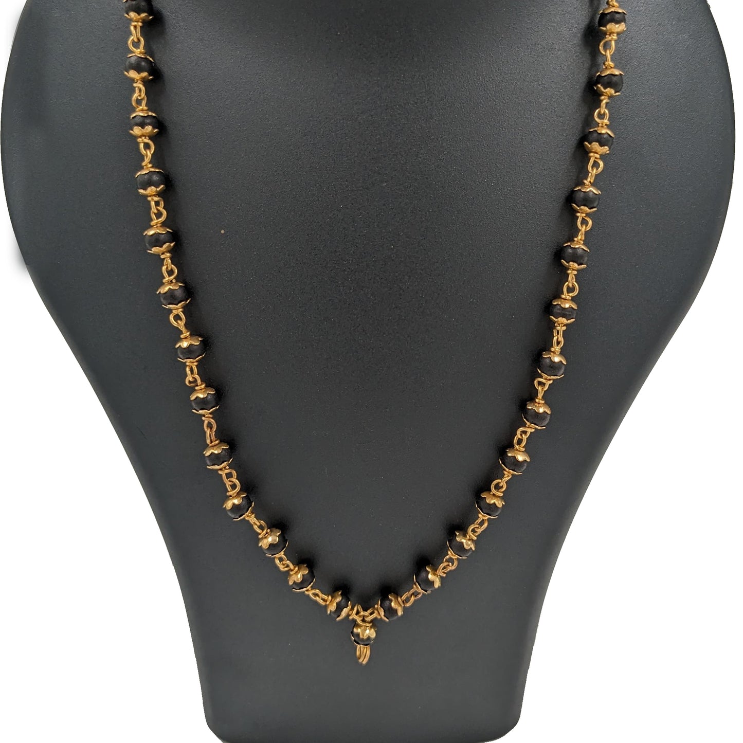 கருங்காலி ஐம்பொன் மாலை 6 MM (54+1 மணிகள்)