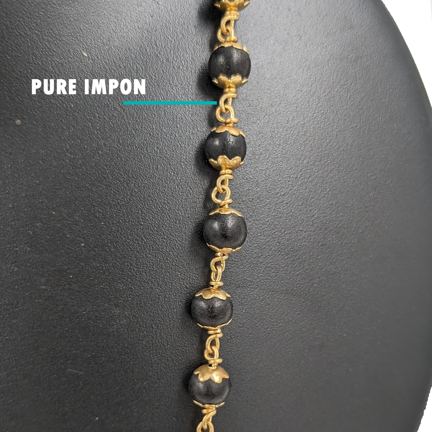 கருங்காலி ஐம்பொன் மாலை 6 MM (54+1 மணிகள்)