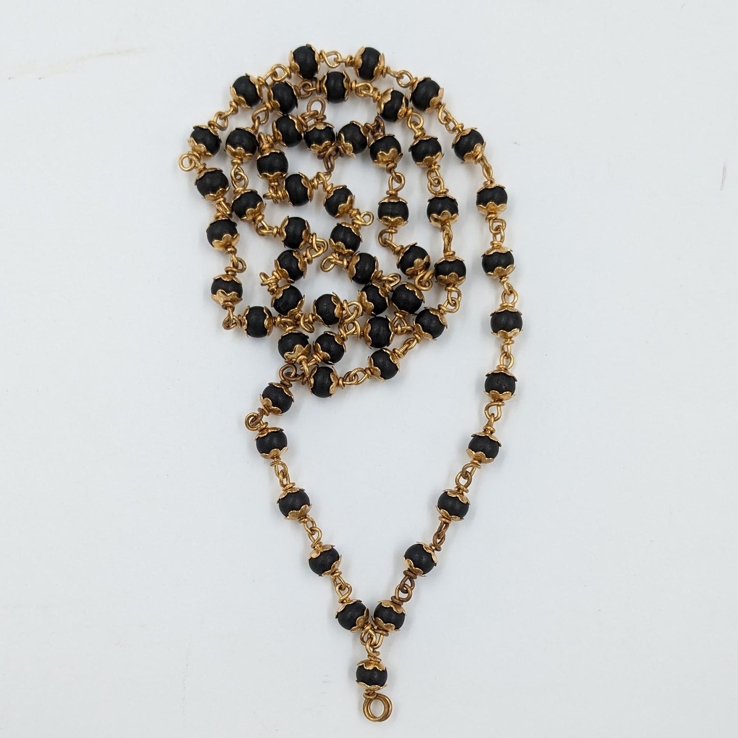 கருங்காலி ஐம்பொன் மாலை 6 MM (54+1 மணிகள்)