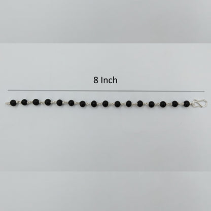 கருங்காலி வெள்ளி வளையல் (Bracelet) 6 MM