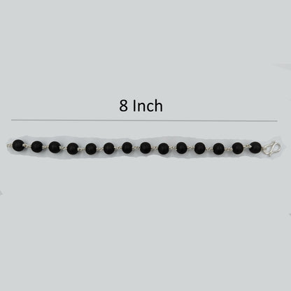 கருங்காலி வெள்ளி வளையல் (Bracelet) 8 MM