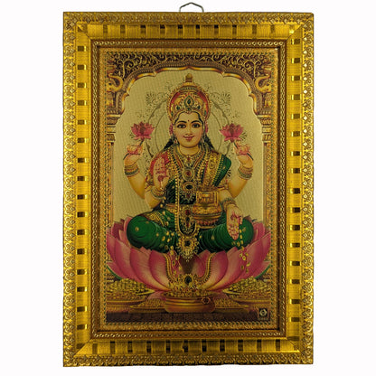 லட்சுமி (Lakshmi Golden Foil Printed Photo Frame)