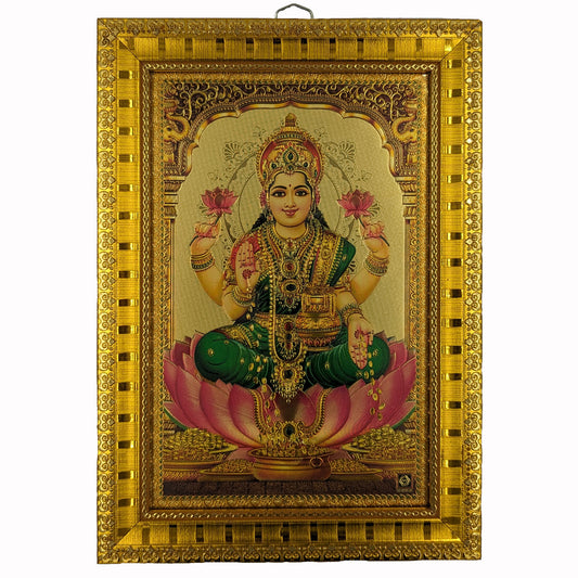 லட்சுமி (Lakshmi Golden Foil Printed Photo Frame)