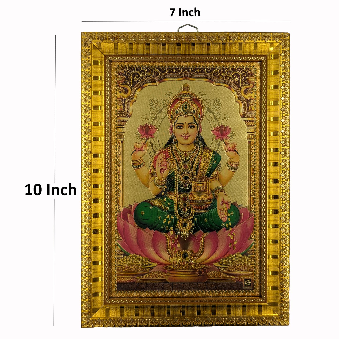 லட்சுமி (Lakshmi Golden Foil Printed Photo Frame)