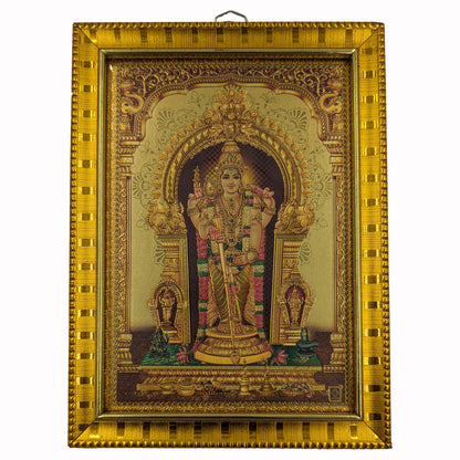 முருகர் (Murugar Golden Foil Printed Photo Frame)