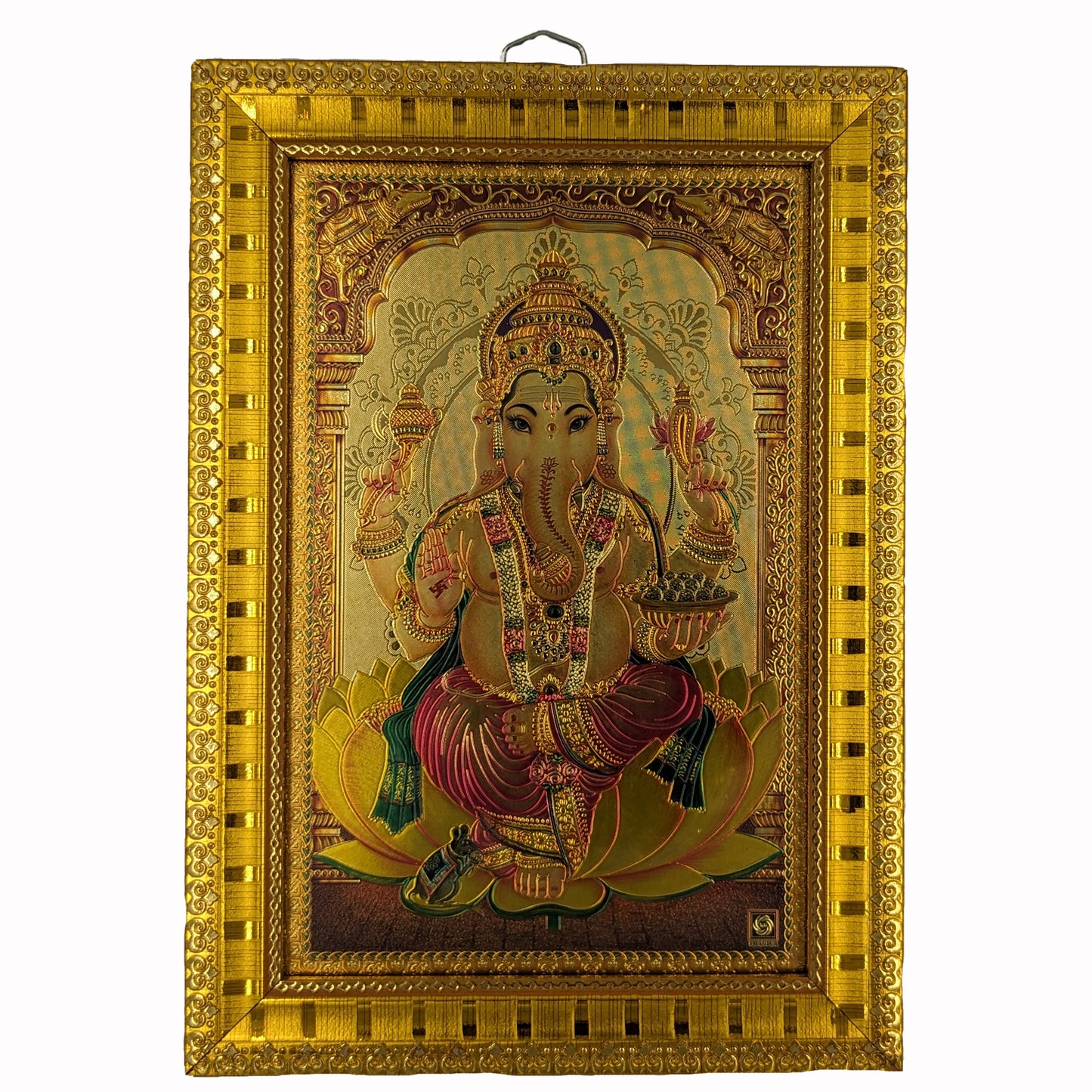 விநாயகர் (Vinayagar Golden Foil Printed Photo Frame)